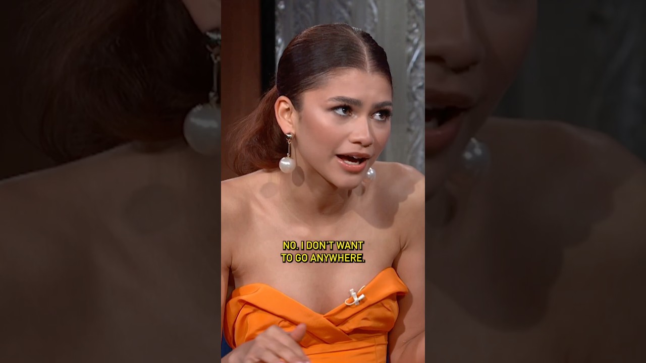 ZENDAYA Just WANTS To SLEEP On Her BED 😂 #zendaya #shorts