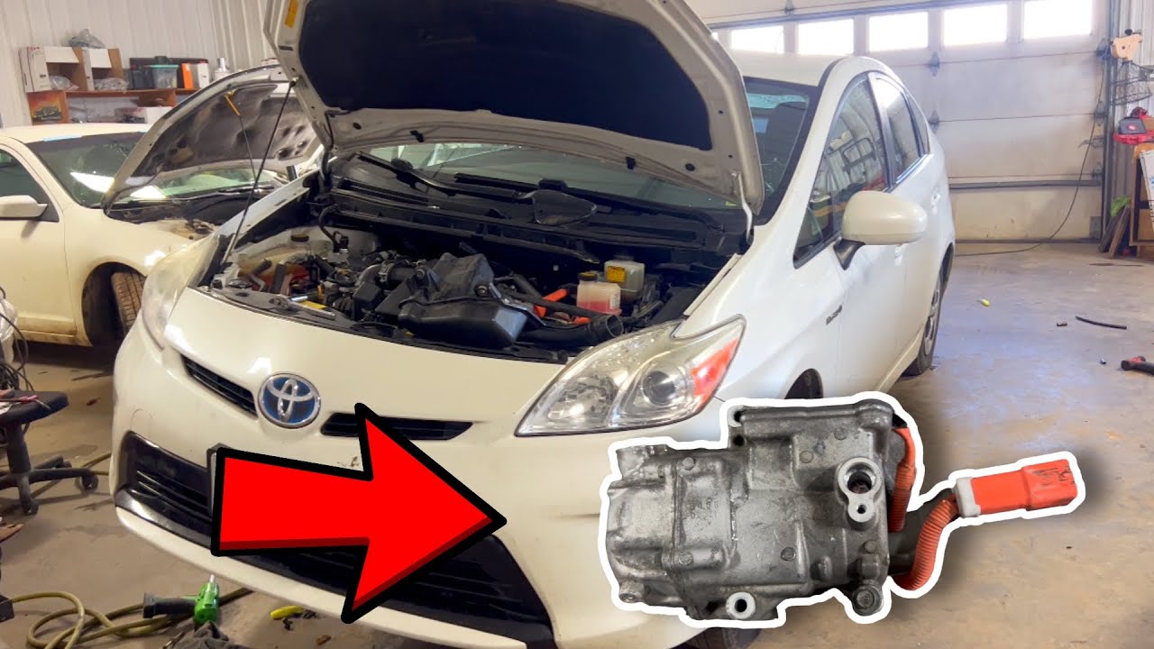 How to Change A/C Compressor in 2010-2015 Toyota Prius (Best Way)