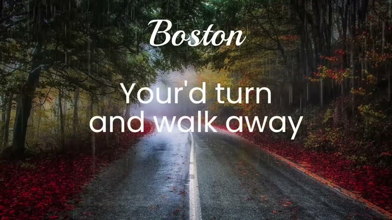Boston - A man I'll never be (Lyrics)