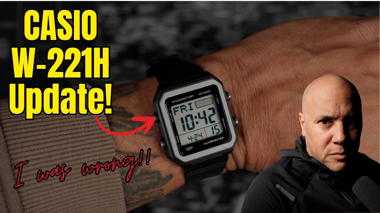 Обновление информации о расследовании неисправности модуля 3585 часов CASIO W-221H | Я был неправ...