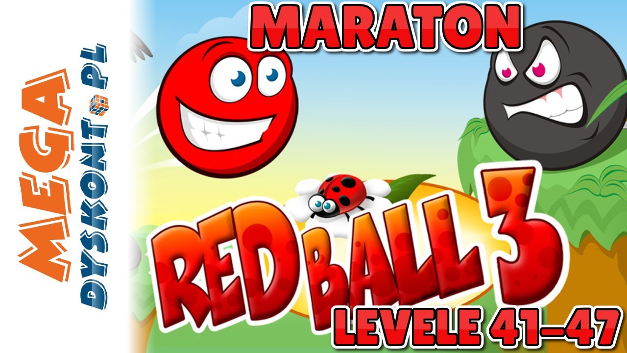 MARATON Z RED BALL 3 ❤️ JAK PRZEJŚĆ LEVELE 41-47 ? #redball #gamezone