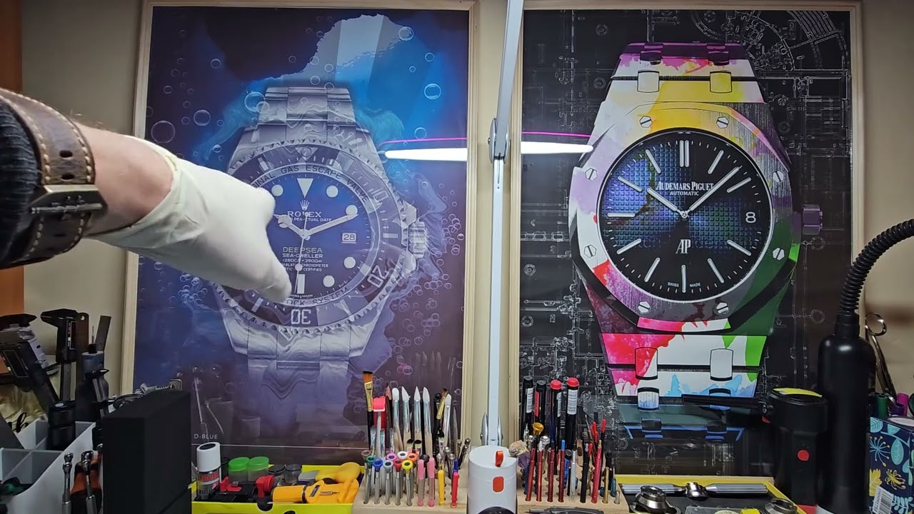 Часы на ЗАКАЗ, ИМЕННОЙ Хомаж на Именитые часы BlancpaiN Fifty Fatoms.