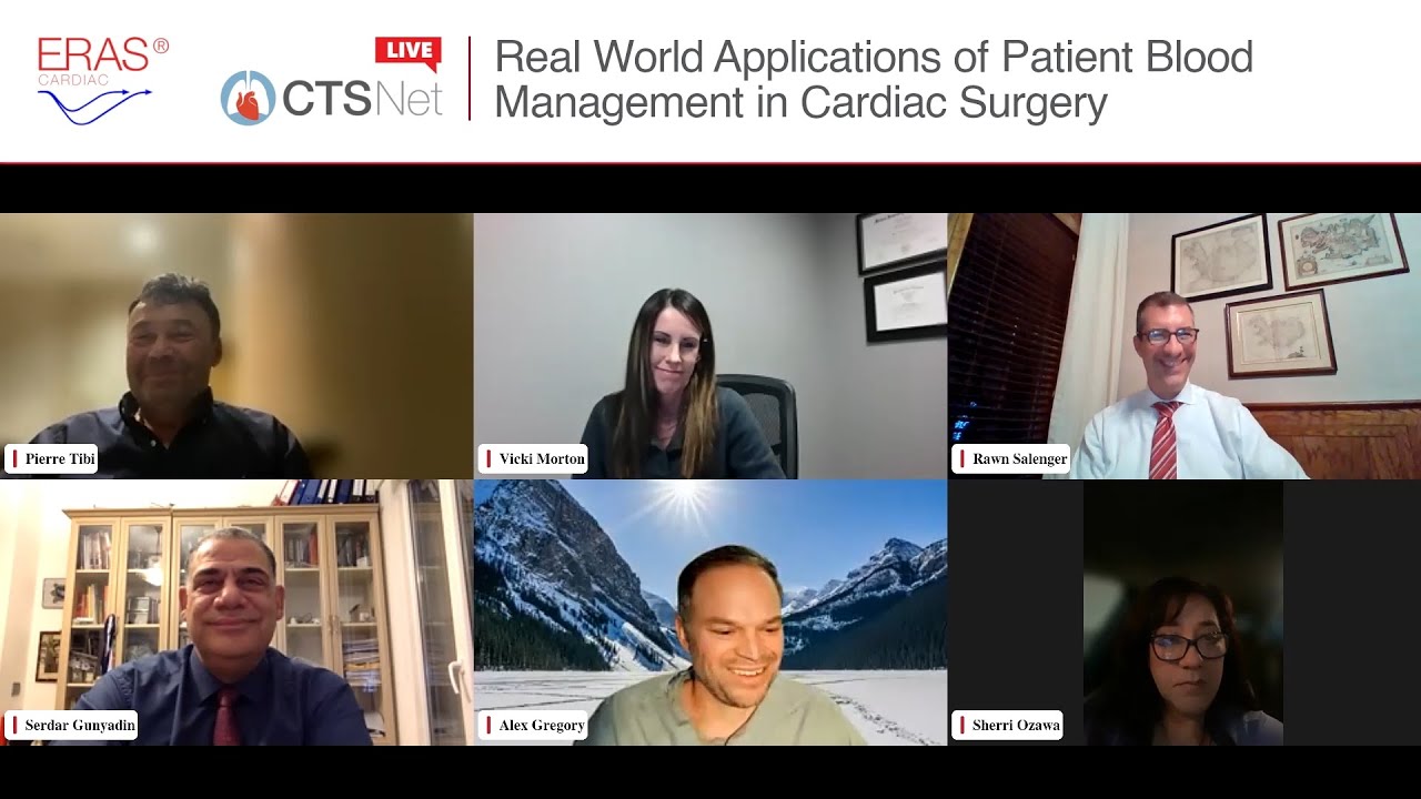 Real World Applications of Patient Blood Management in Cardiac Surgery | ERAS Webinar