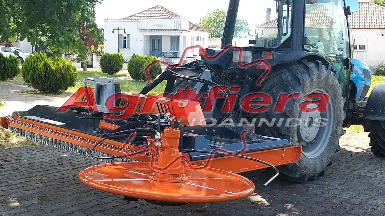 Δοκιμή χορτοκοπτικόυ  DS2500r | Agrofiera Ioannidis