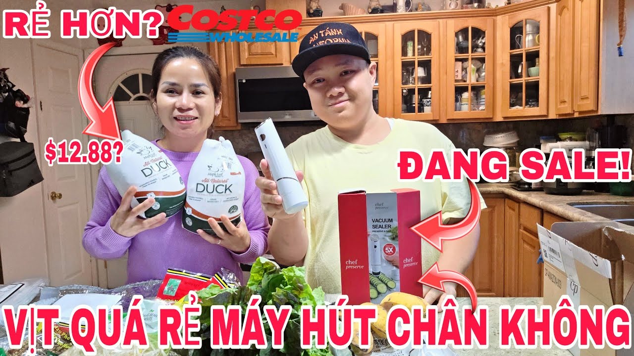 WEEE: Vịt Rẻ Hơn COSTCO! Bí Quyết Trữ Đồ Ăn KHÔNG BỊ FREEZER BURN ❄️