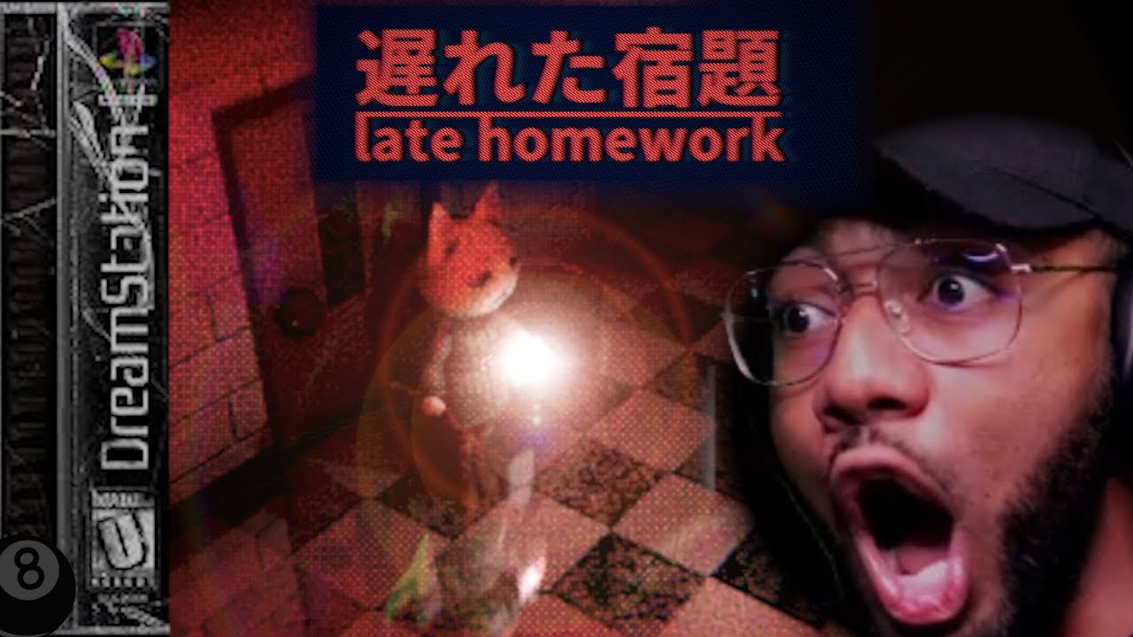 #8-BallHorror Kitty Cat Slenderman!!  | Late Homework