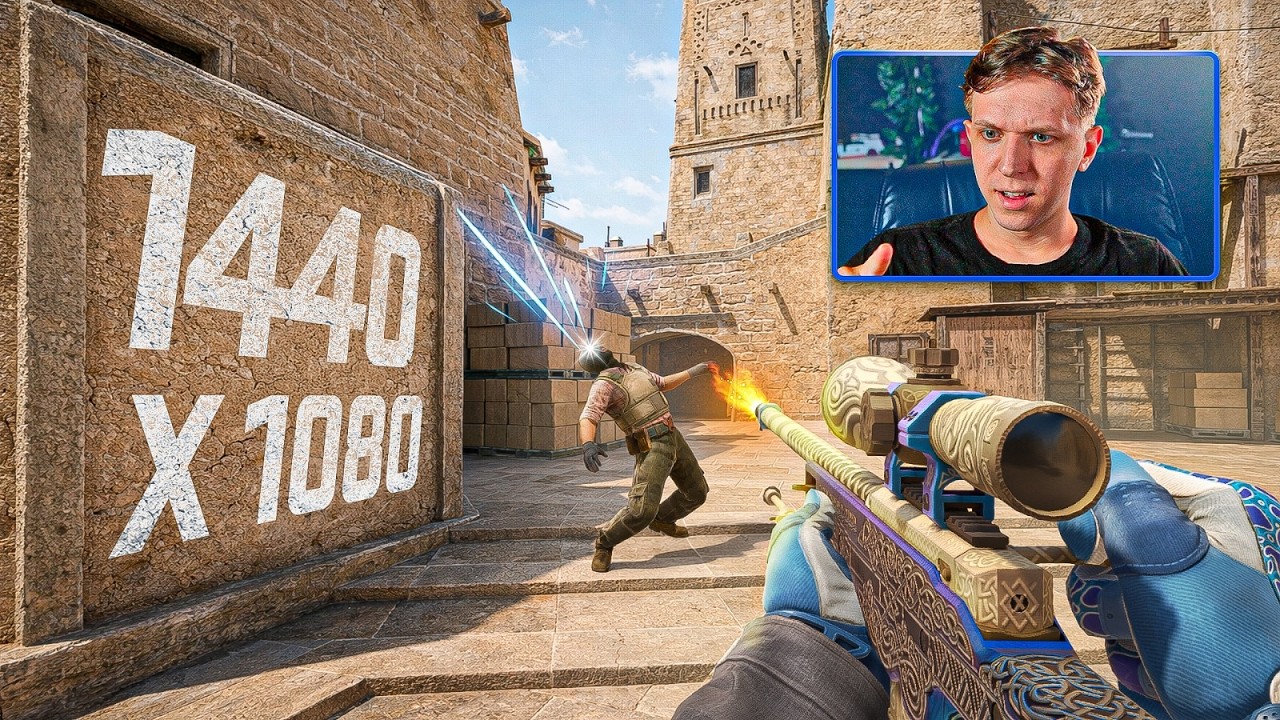 MUITA FLUIDEZ! Conheça a 1440x1080 no CS 2, a RESOLUÇÃO ESTICADA com QUALIDADE ABSURDA!