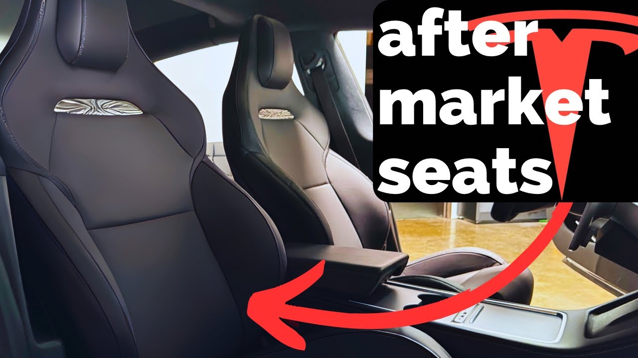 After Market Tesla Performance Seat installed in a non-performance 2018 Model 3!