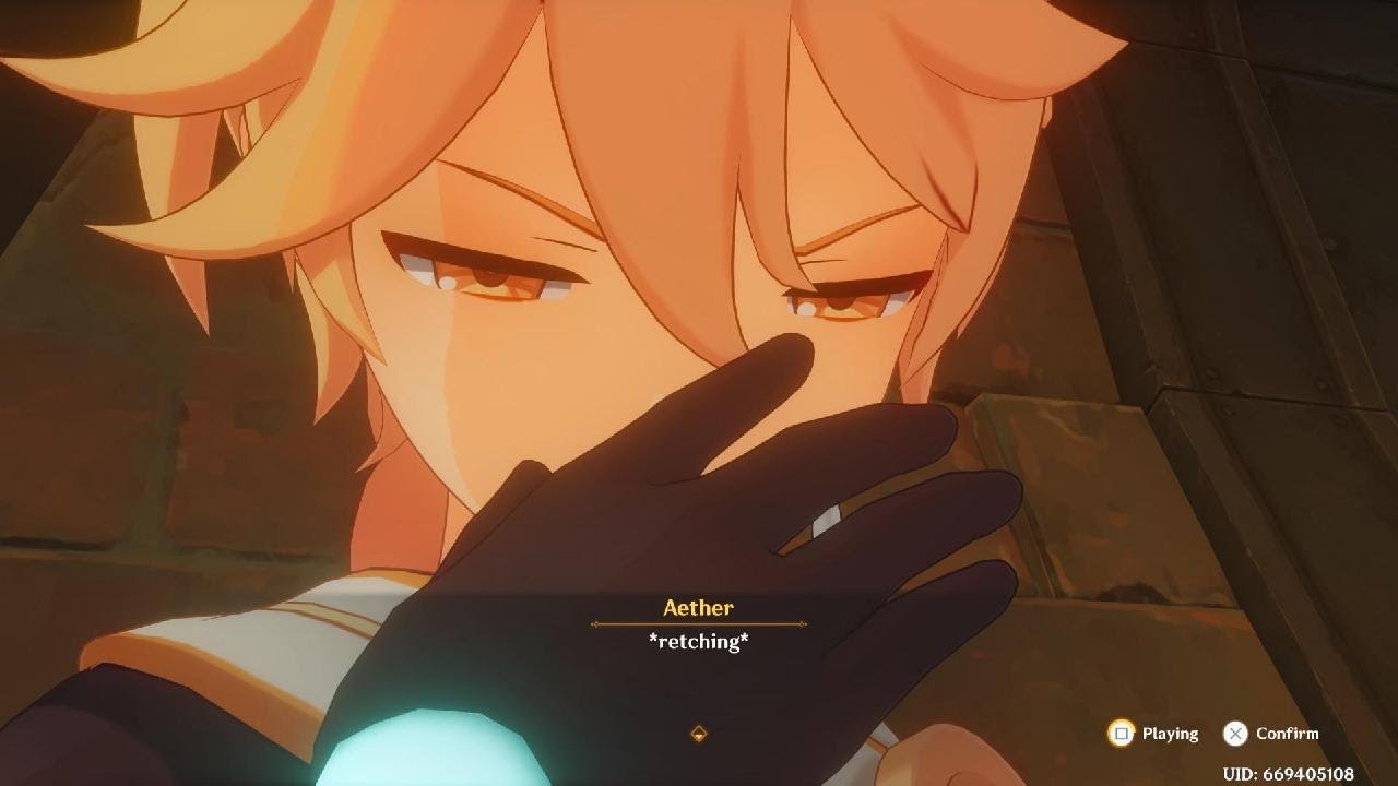Genshin Impact aether feels nausea sick