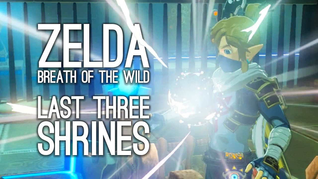 Zelda Breath of the Wild Gameplay: Getting the Last Three Shrines - GET LINK BACK TO NORMAL