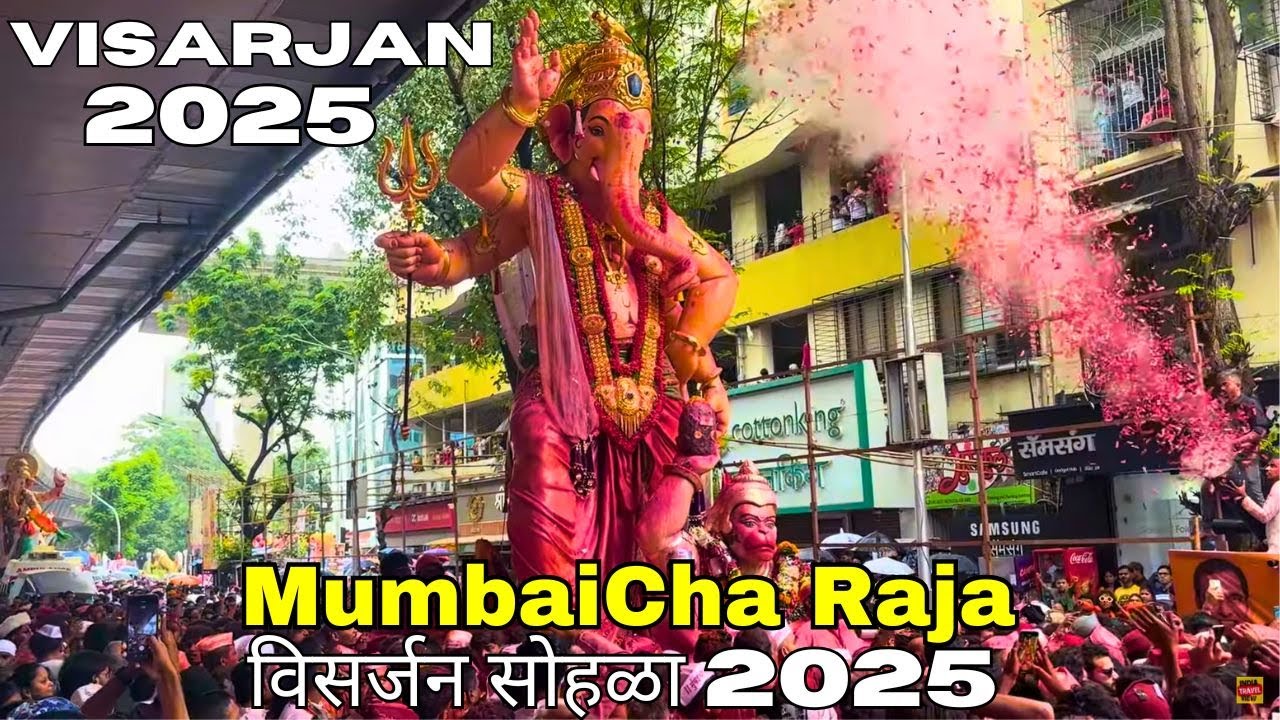Jallosh : Mumbai Cha Raja Grand Visarjan Sohla 2025 | Ganesh Galli | Mumbai Ganpati Visarjan 2025