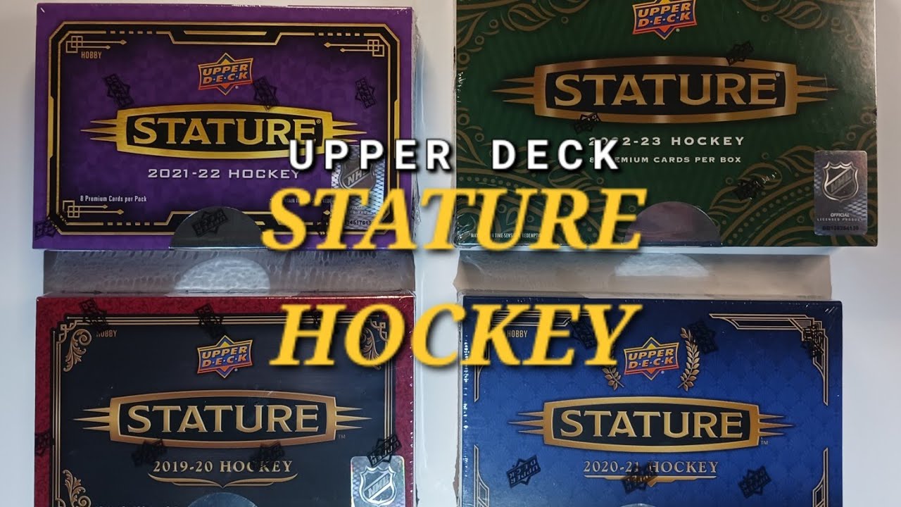 4️⃣ YEARS OF STATURE 🏒 2019-20, 2020-21, 2021-22, & 2022-23 UPPER DECK STATURE HOCKEY BREAK ✴️ #nhl