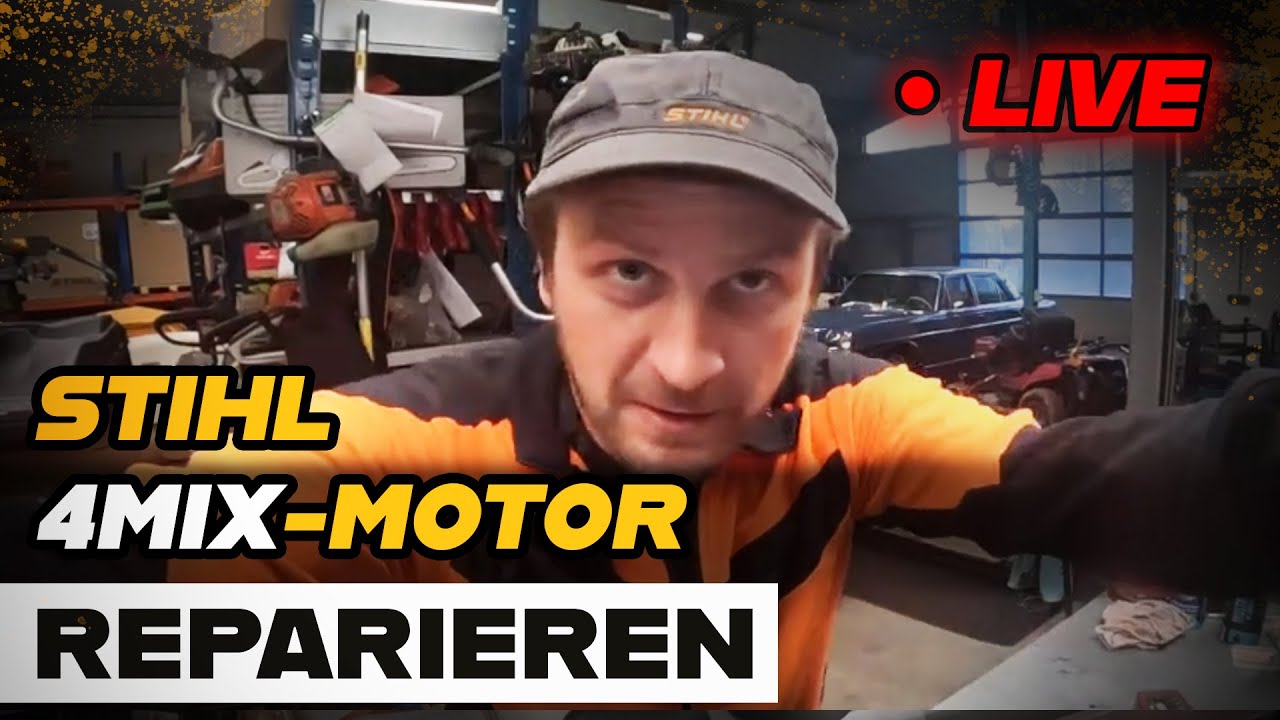 Stihl 4Mix-Motor reparieren