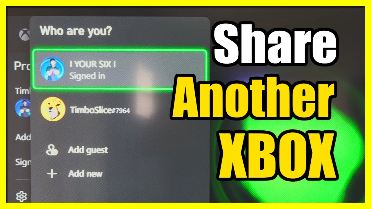 Как поделиться Game Pass и играми с другой Xbox и учетной записью (руководство для Xbox Home)