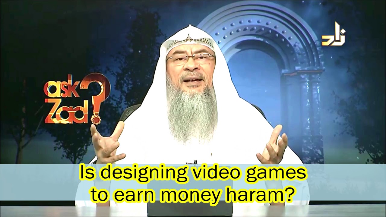 Is it permissible to create or design video games to earn money? - Assim al hakeem