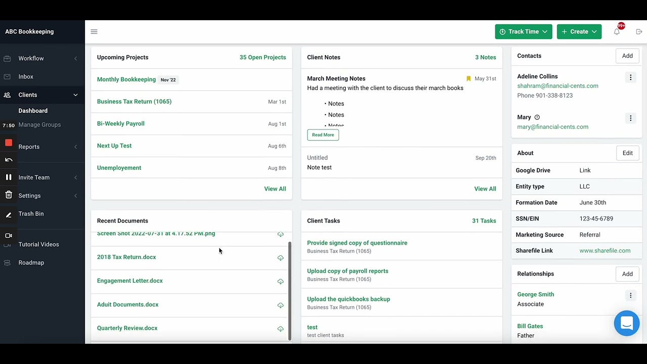 Financial Cents Demo (14m) - Accounting Practice Management Software