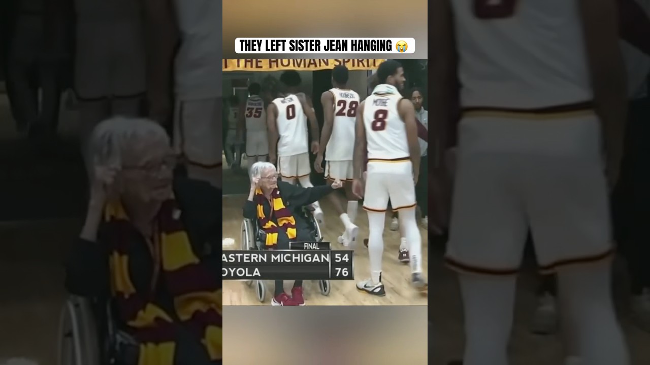 Why'd they leave Sister Jean hanging 😅💔
