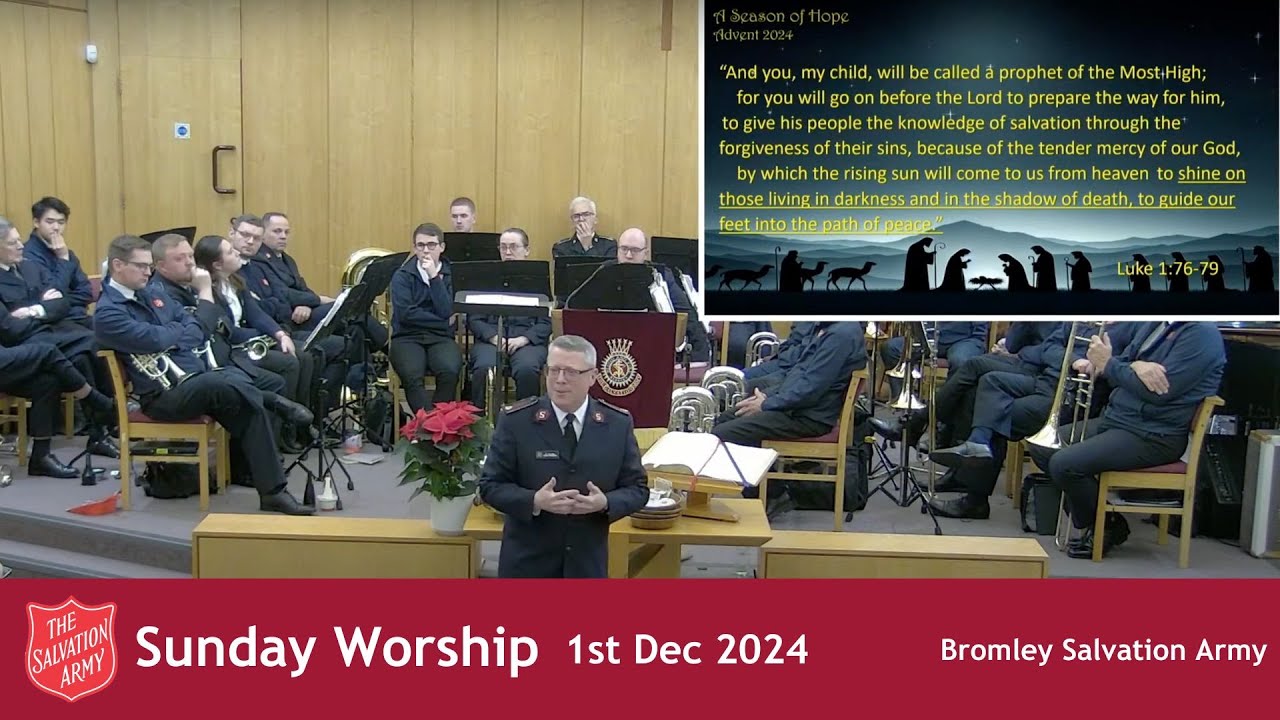 Bromley Temple Salvation Army  -  1st December 2024