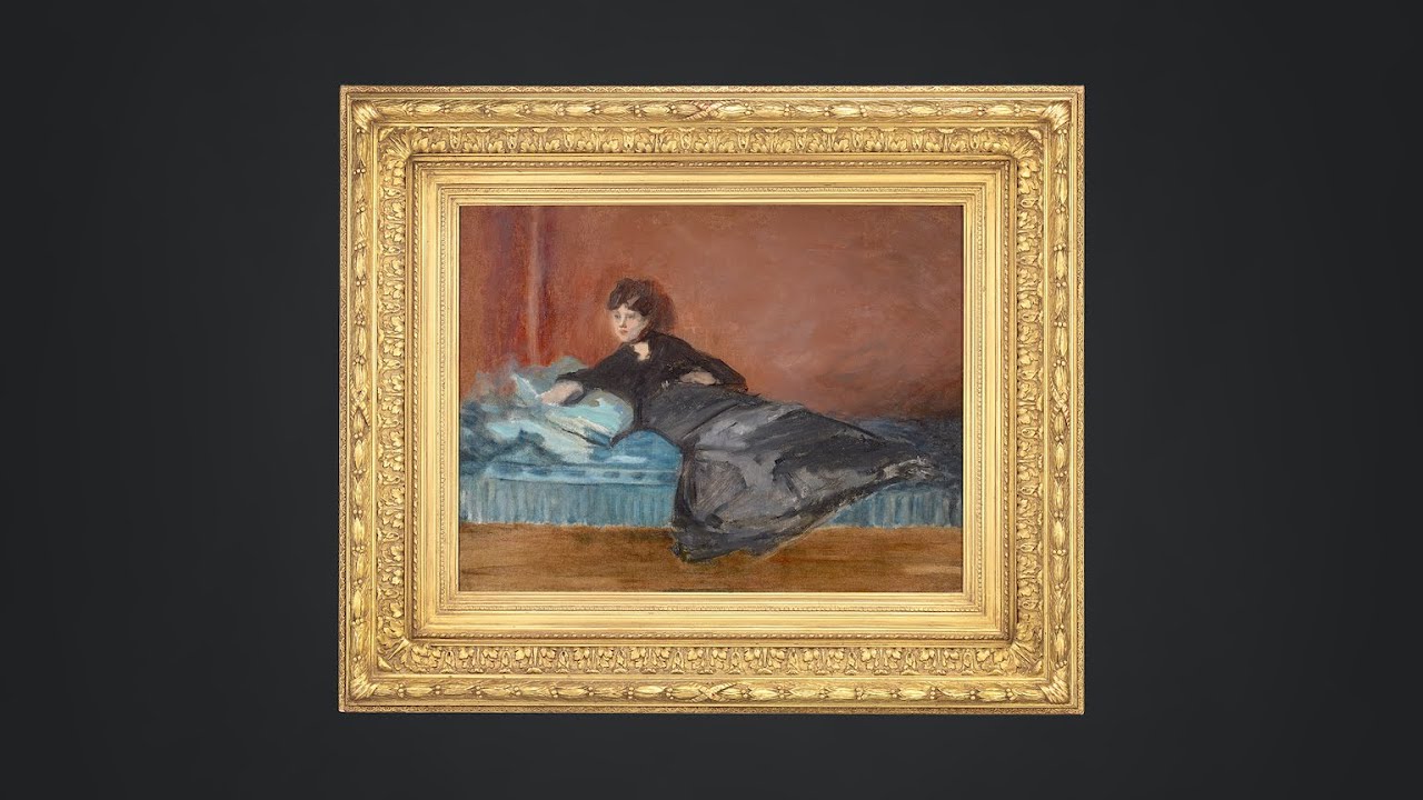 Berthe Morisot by Edouard Manet
