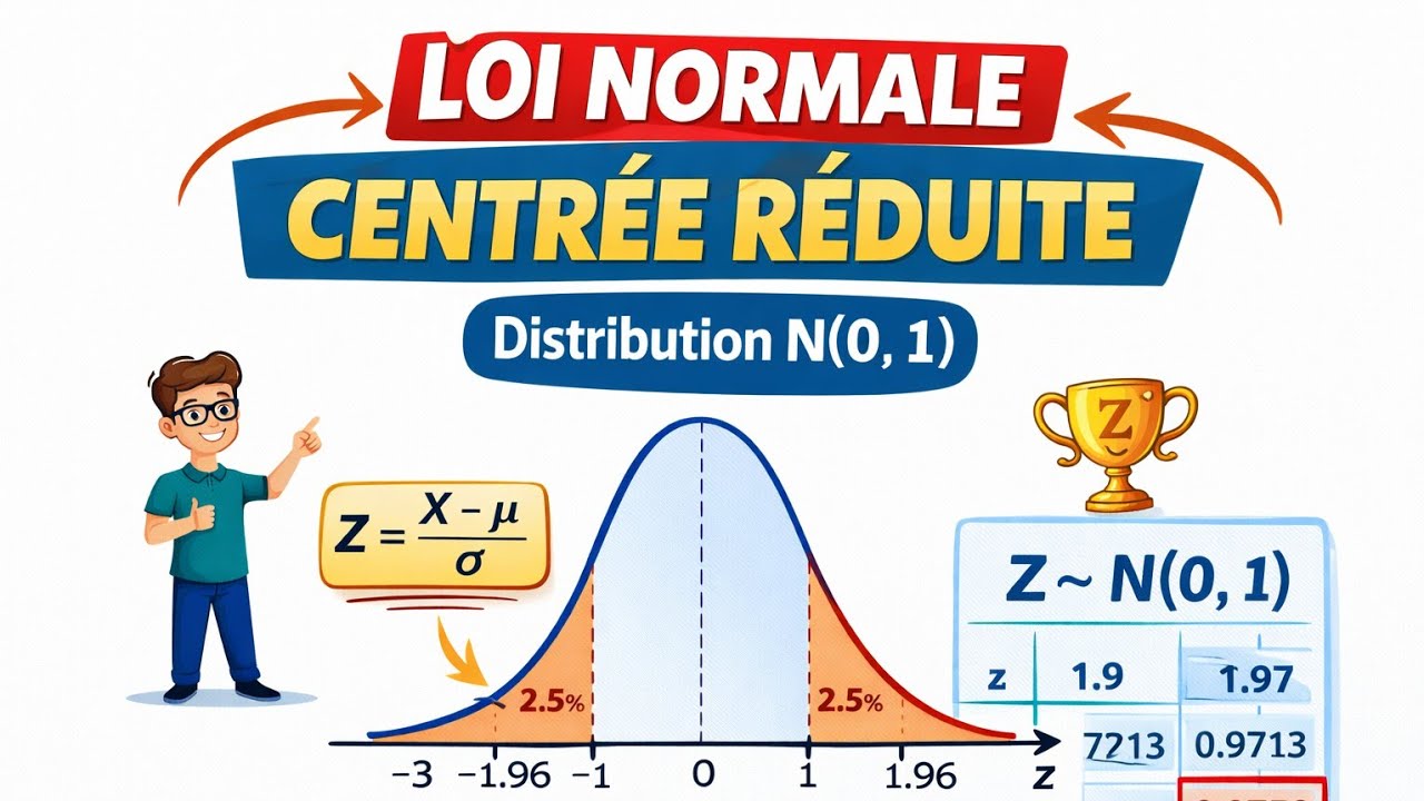 Loi Normale centrée réduite