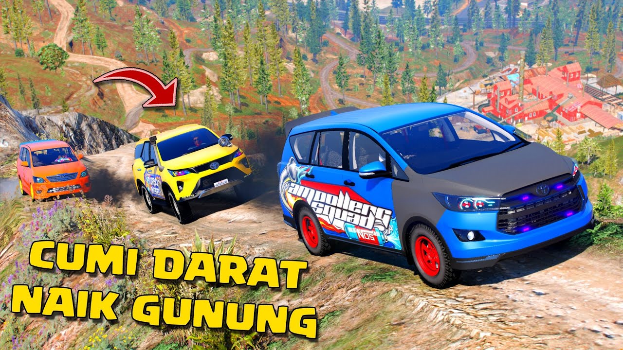 OFFROAD NAIK GUNUNG PAKE MOBIL DIESEL CUMI DARAT DI GTA 5