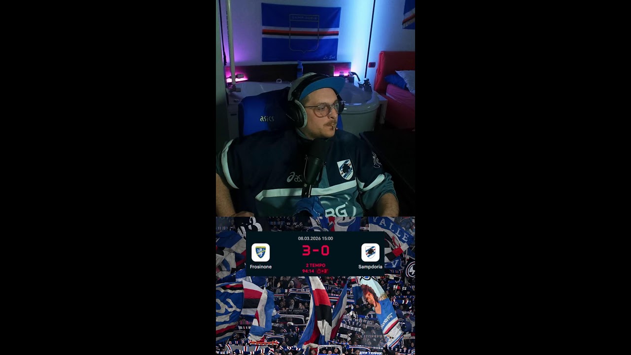 🔴LIVE🔴REACTION FROSINONE-SAMPDORIA  #reaction