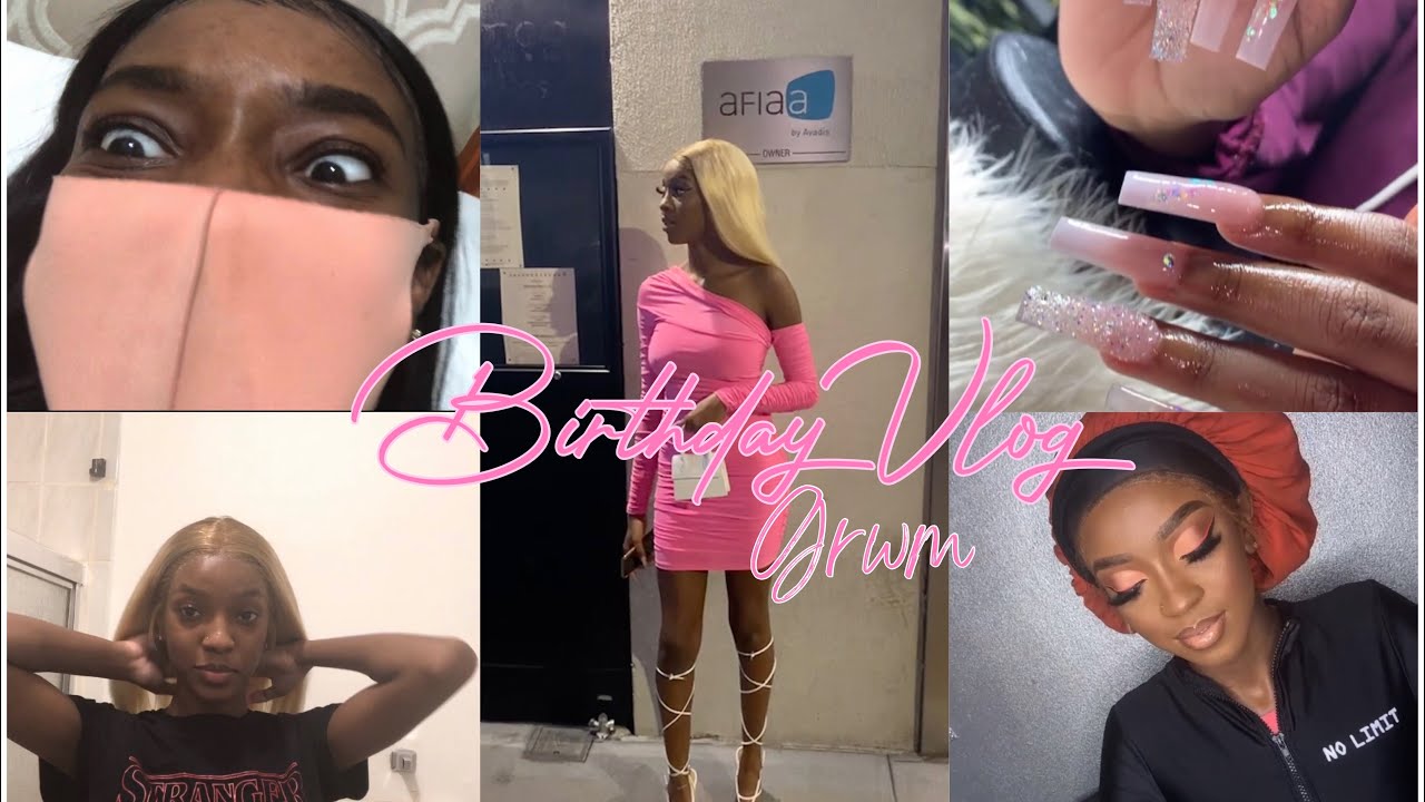 My 18th Birthday Grwm + Vlog ( Hair, Nails, Wax , new piercing)