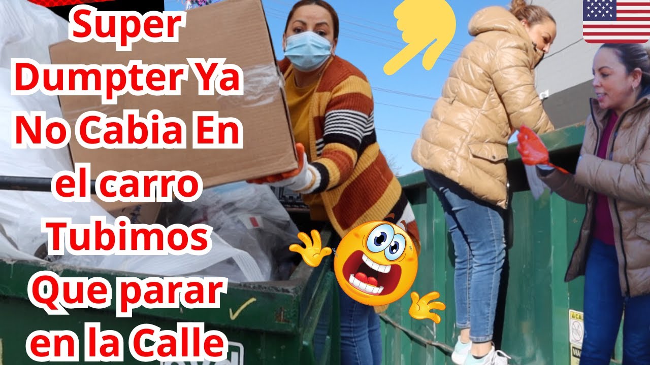 SUPER DUMPSTER😱Que LOcUra Estan dejando Cajas En la BASURA😱😳🇺🇸#NoemyBLaSalvadoreña