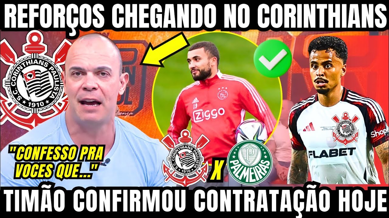 MANO FALOU DO NOVO REFORÇO DO CORINTHIANS PRA TEMPORADA E TIMÃO ESPERA ANUNCIAR ALLAN DO FLAMENGO 