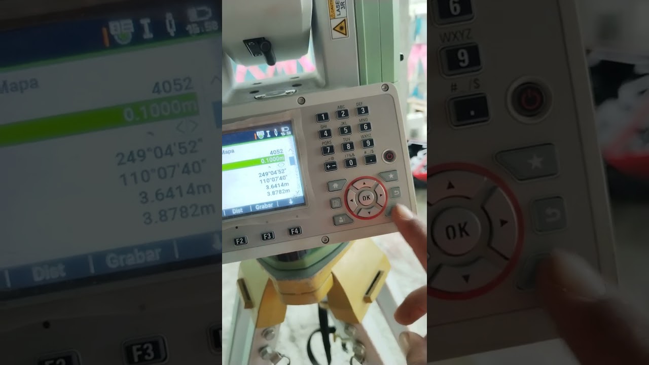 Leica ts07 como configurar el mini prisma y el exceso de puntos en la estación