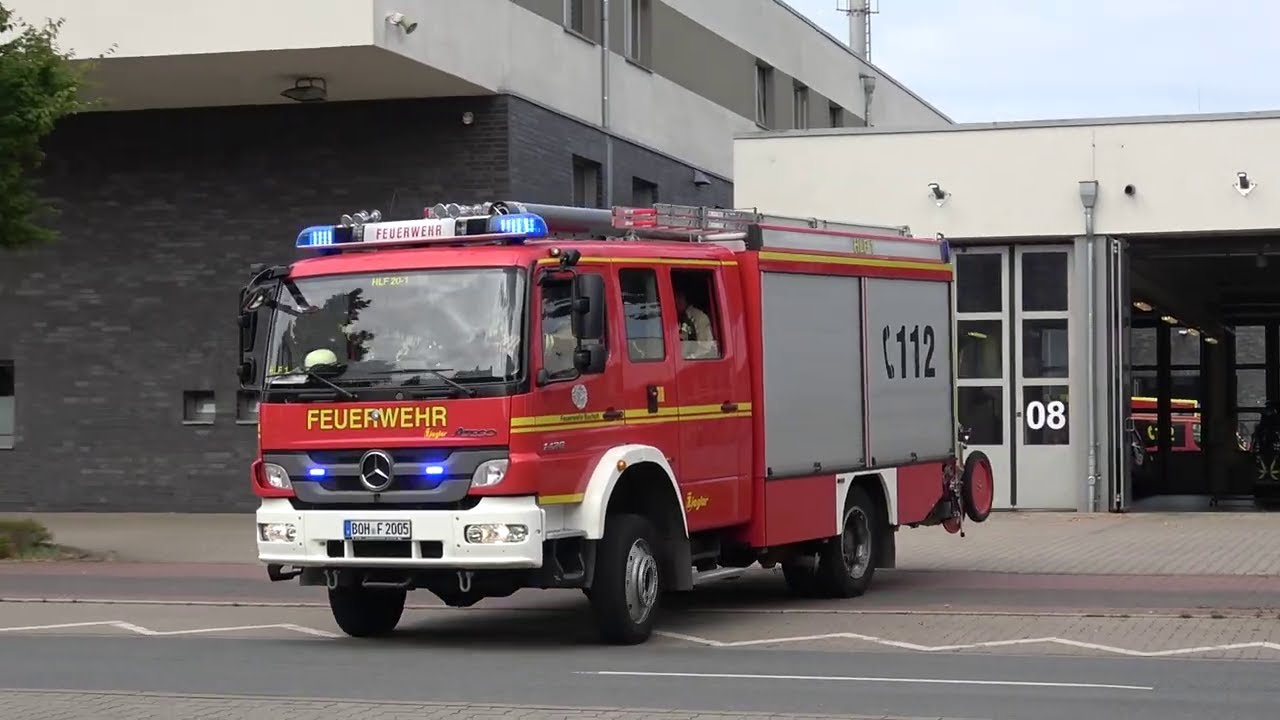 [Neue RTW] Einsatzfahrten hauptamtliche Feuerwehr Bocholt