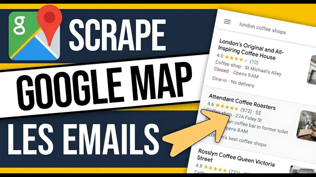 Comment Scraper des Adresses emails sur Google Map - Facilement et rapidement