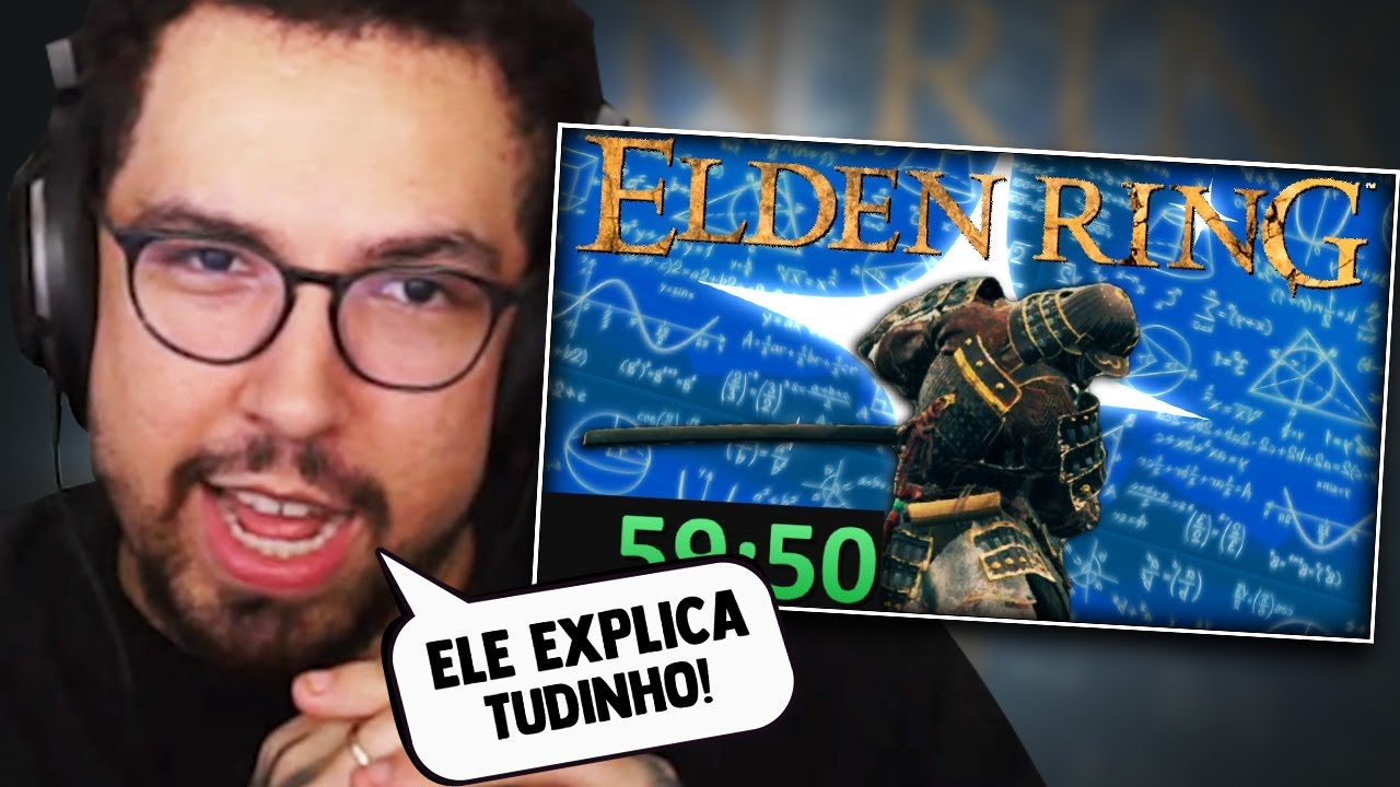 Explicando a Speedrun de Elden Ring - YETZ REAGINDO AO SAVEMANUEL