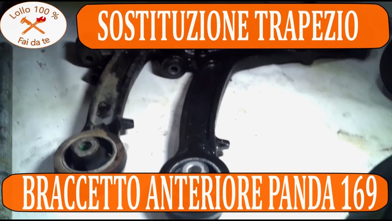 SOSTITUZIONE TRAPEZIO BRACCETTO ANTERIORE PANDA 169