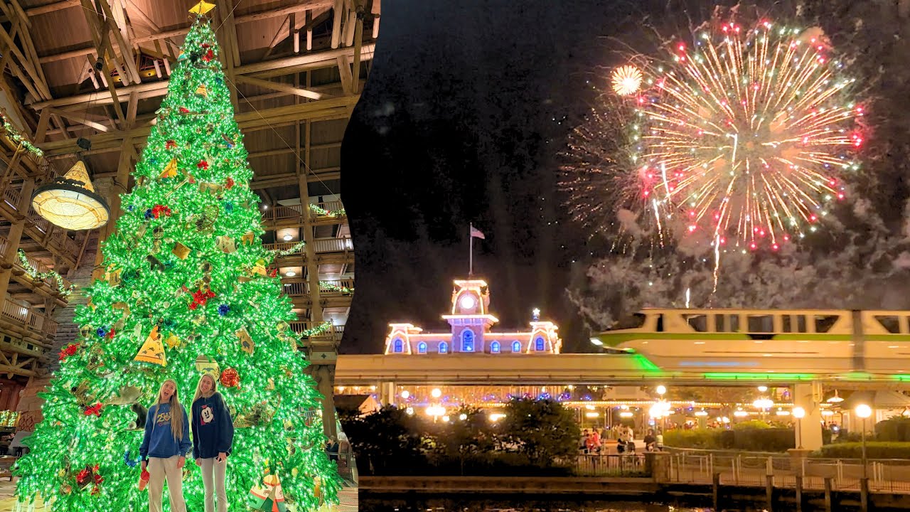 WILDERNESS LODGE evening RESORT HOP! + fireworks & water pageant 