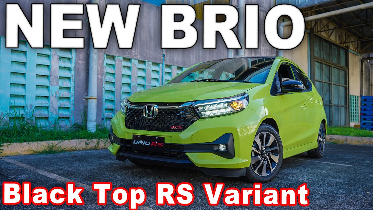 2023 New Honda Brio RS 1.2L Black Top CVT is a Head Turner!