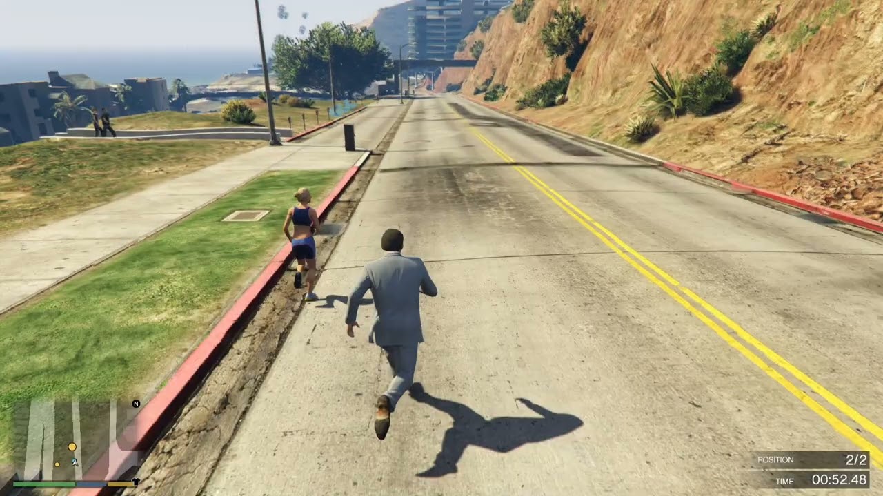 Gta 5 mission jogging with the pro