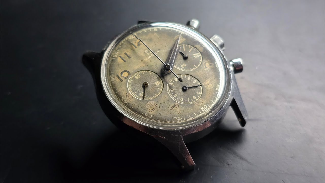 '56 Omega ref. 2451-6, cal. 321/Lemania CH27 C12. Cleaned, serviced.