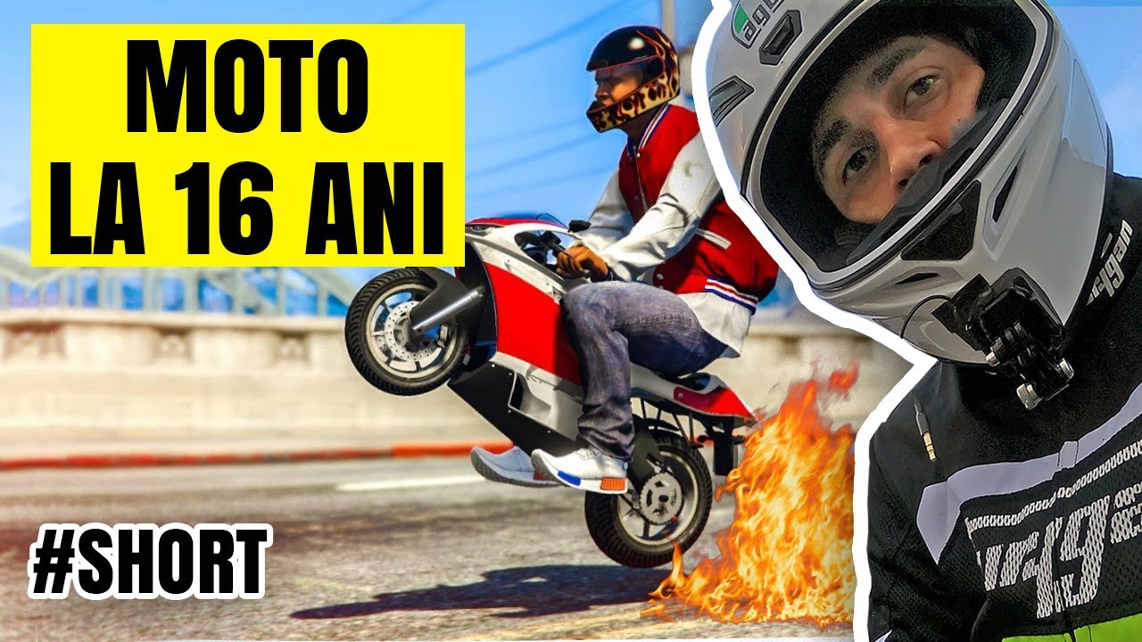 🏍️ Motociclist la 16 ani | Scoala de soferi si etapele ei | 125cc 🛵 #Shorts