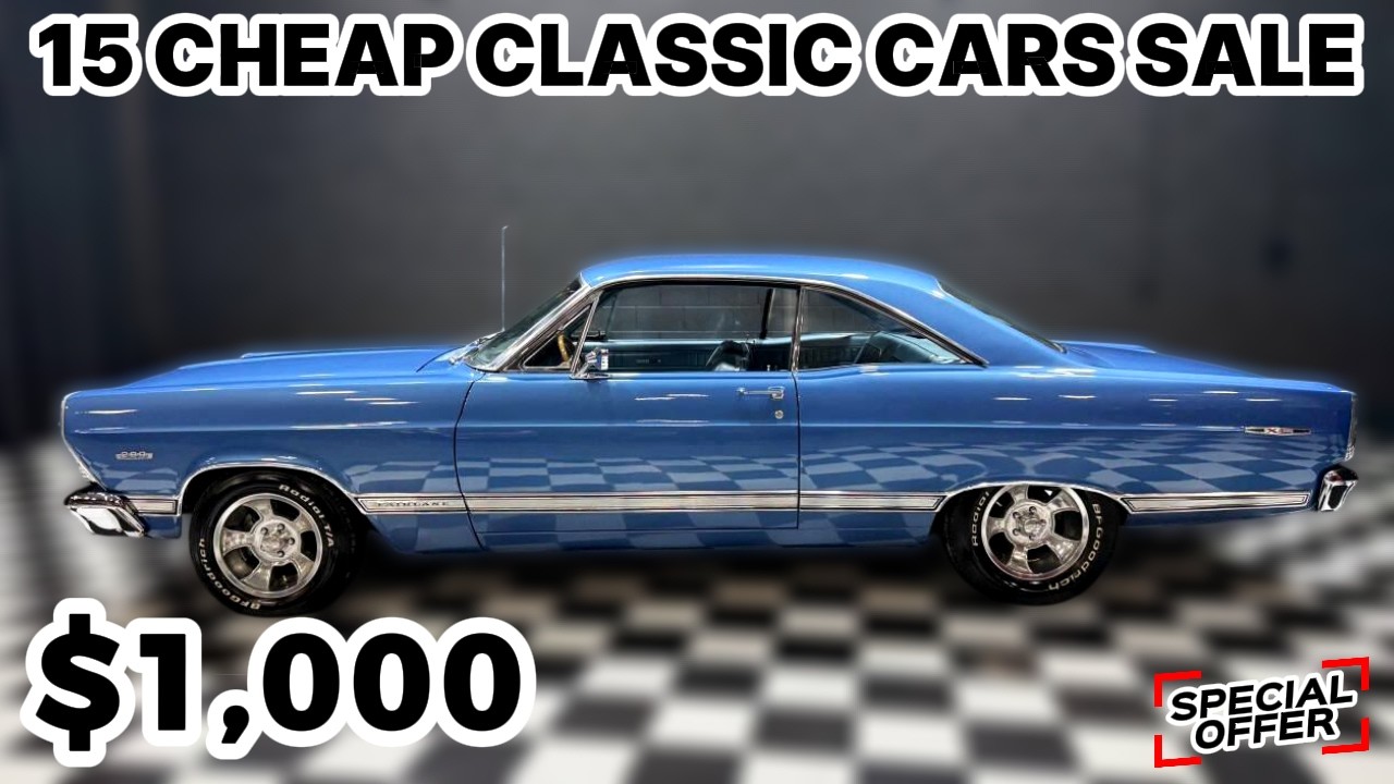 OMG! 15 Classic Cars for Sale CHEAP You WON'T Believe!!