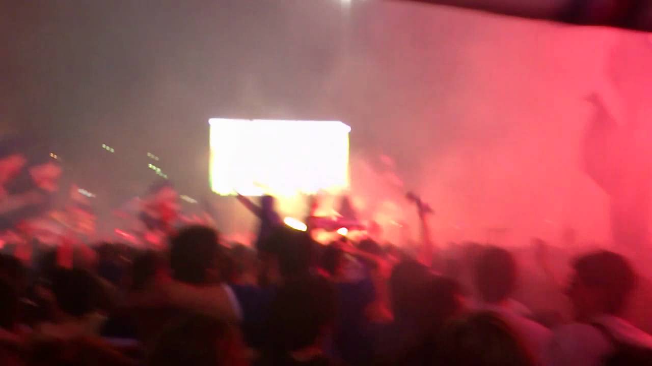 Promozione Sampdoria 2012 - Gol di Pozzi piazzale Kennedy