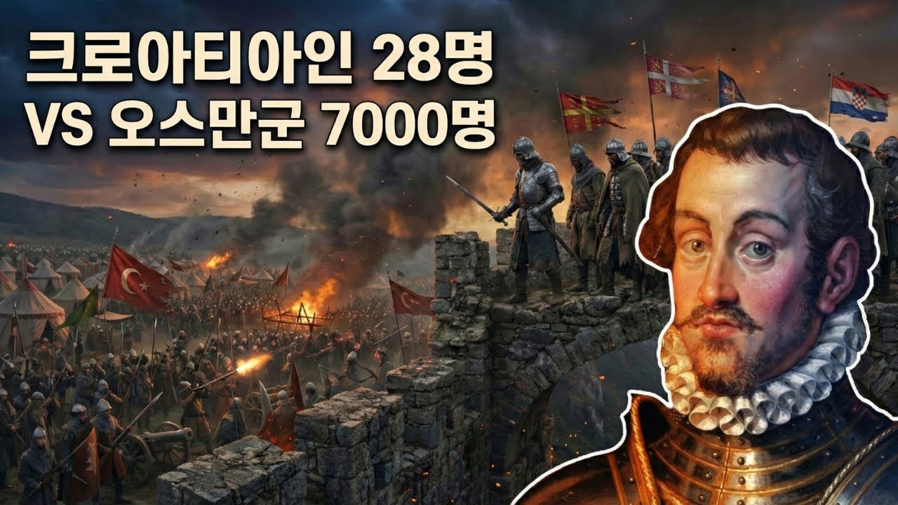 크로아티아인 28명 vs 오스만군 7,000명 | 잊혀진 크루파 전투 (1565년)