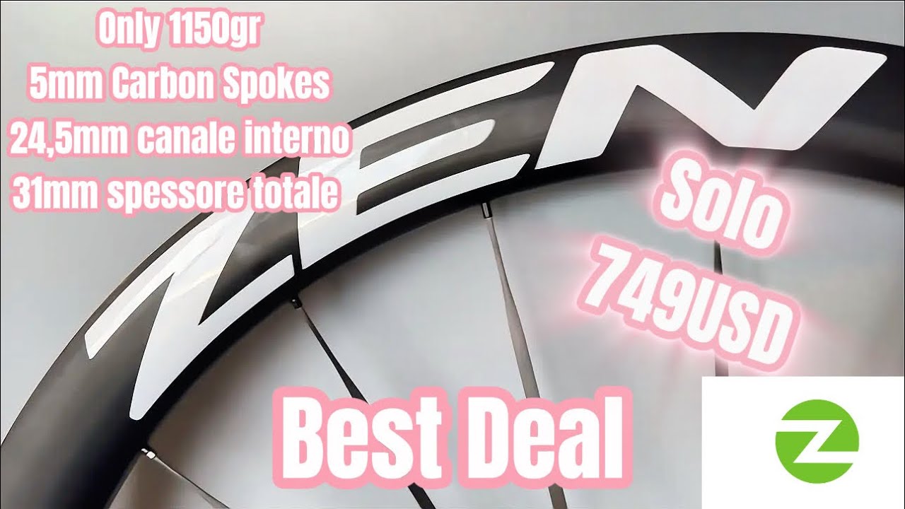 ZEN CARBON WHEELS - Specifiche incredibile ad un prezzo Monster!!! - Best deal Wheelset