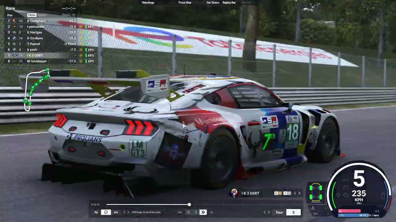 Embarquez avec moi - circuit de MONZA - open daily LMU - Pc - T598 et roue hypercar