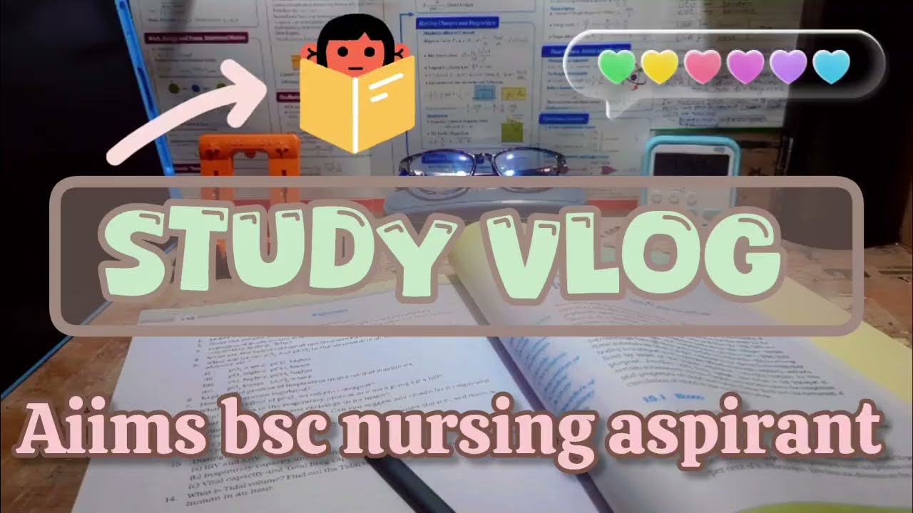 📖 Study Vlog as an AIIMS BSc Nursing Aspirant ✨