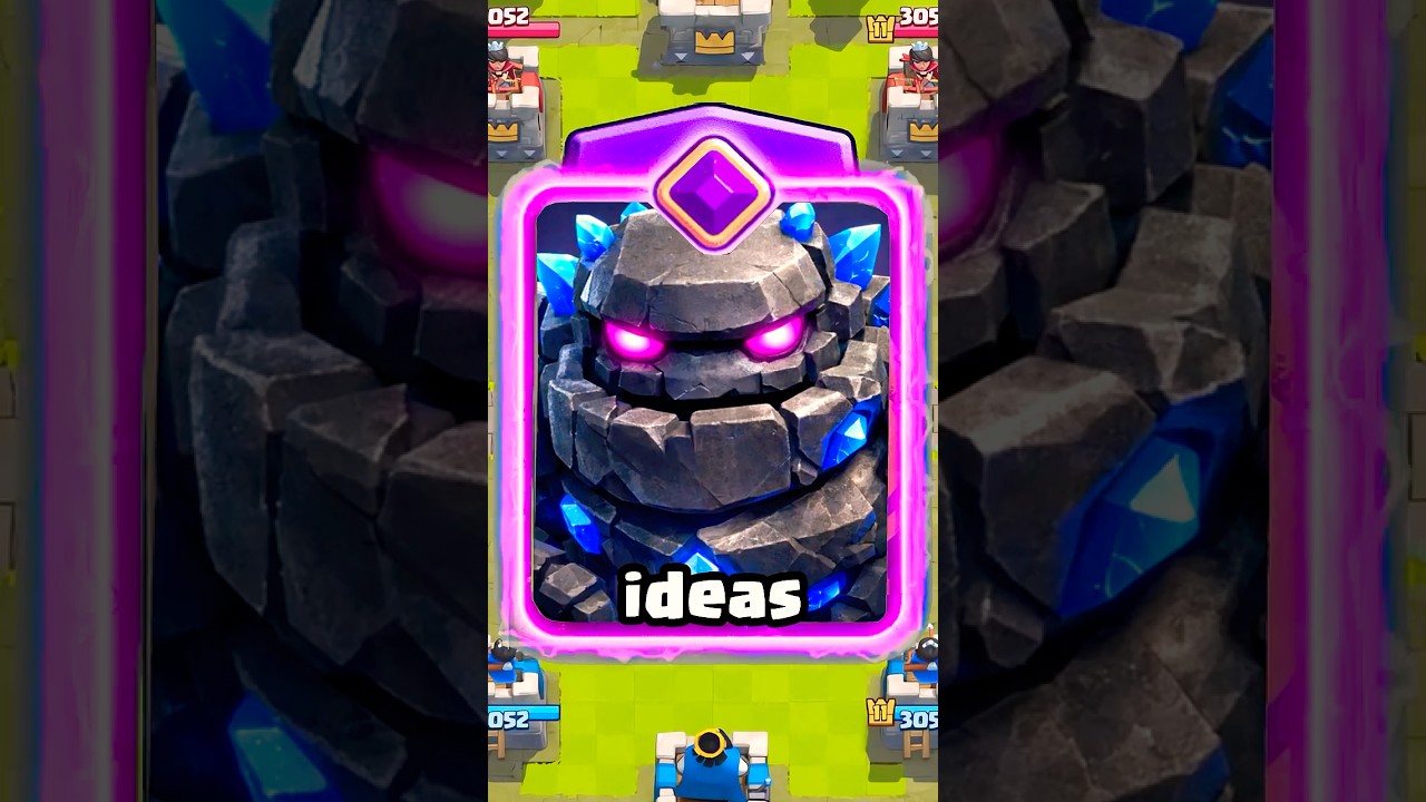 NEW MEGA GOLEM (Fan Concept) #clashroyale #clash #leak #update