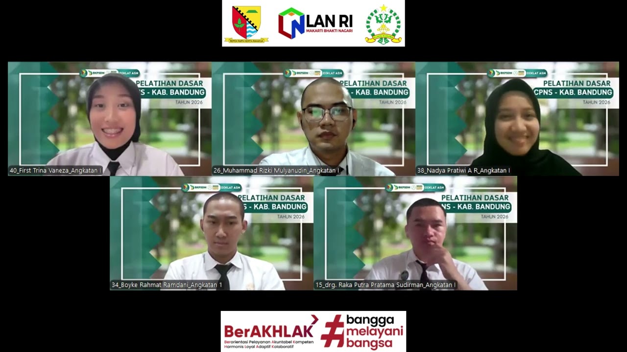 Video Diskusi Isu Aktual (Smart ASN) Latsar CPNS Kab. Bandung Angkatan 2025 - Kelompok 2 Agenda III
