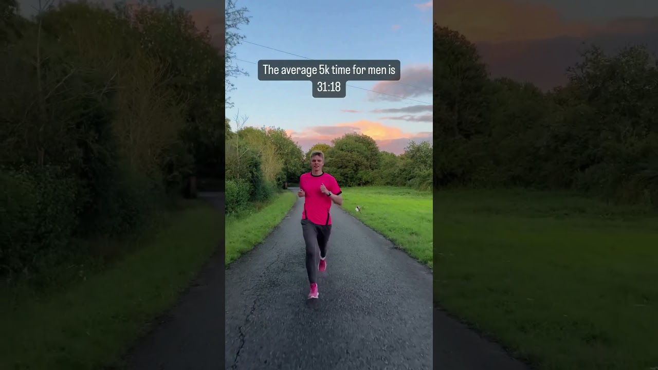 AVERAGE 5K TIMES 🤯✅ #5k #running