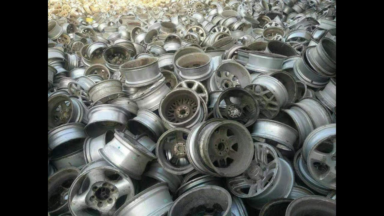 5-6T per hour Aluminium wheel Alloy rim scraps crusher