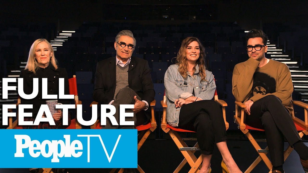 Schitt’s & Giggles: Dan & Eugene Levy, Catherine O’Hara & Annie Murphy On Schitt's Creek | PeopleTV